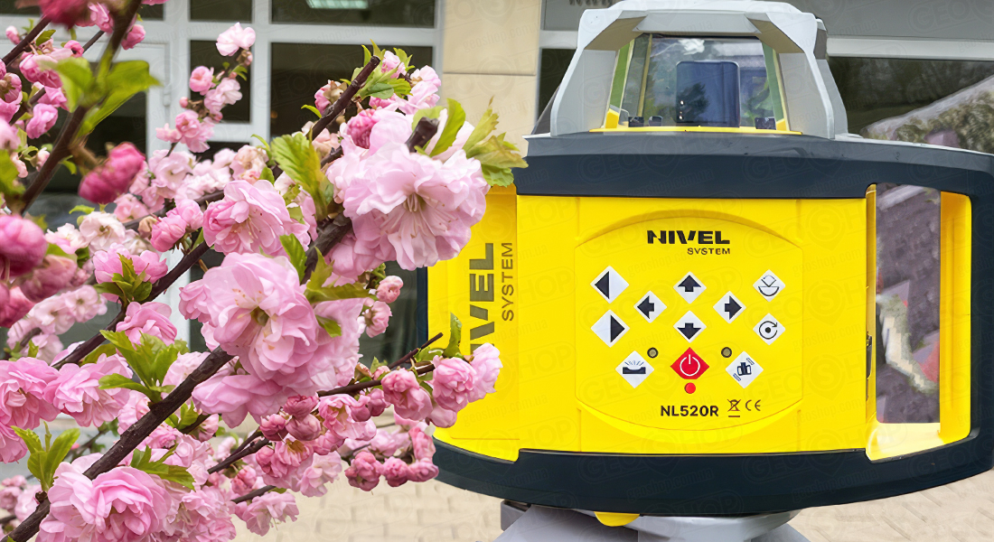 Як використовувати лазерний ротаційний нівелір Nivel System в садових роботах?