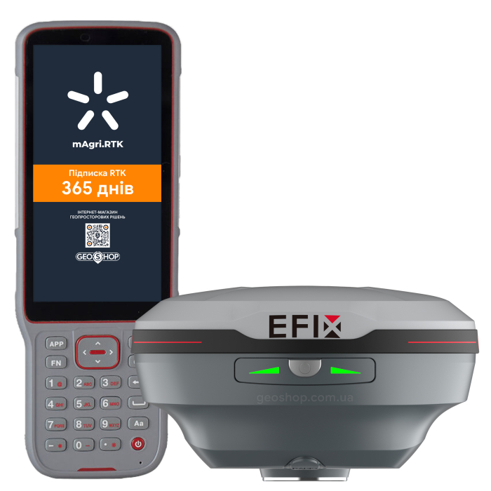EFIX F6 - комплект для роботи в RTK + підписка mAgri.RTK GEO 365