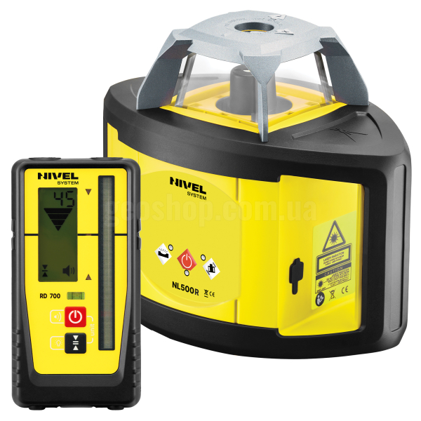 Нівелір лазерний ротаційний Nivel System NL500R DIGITAL Нівелір лазерний ротаційний Nivel System NL500R DIGITAL