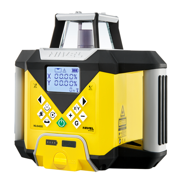 Нівелір лазерний ротаційний Nivel System NL640G Digital