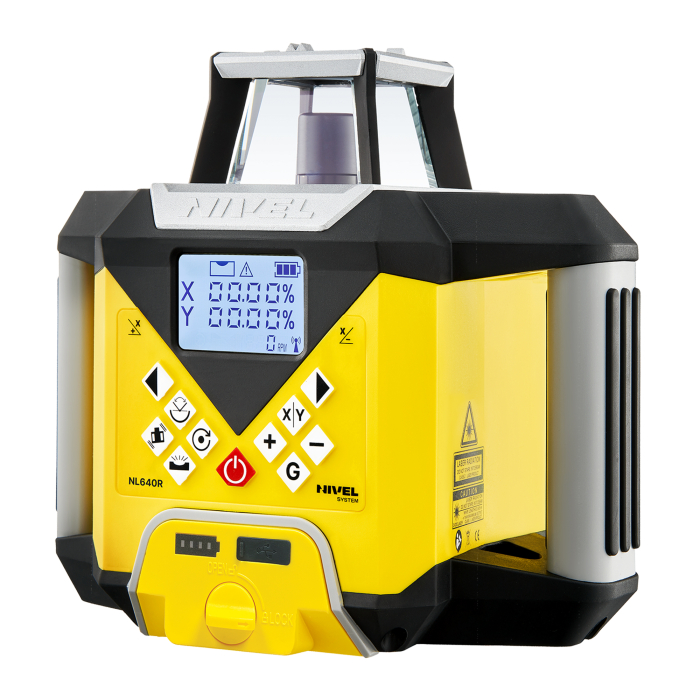 Нівелір лазерний ротаційний Nivel System NL640R Digital