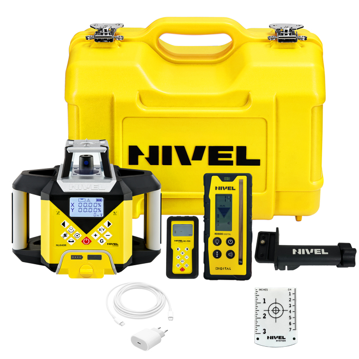 Нівелір лазерний ротаційний Nivel System NL640R Digital