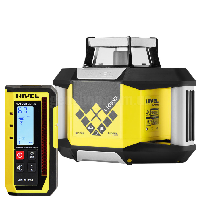 Нівелір лазерний ротаційний Nivel System NL300R DIGITAL