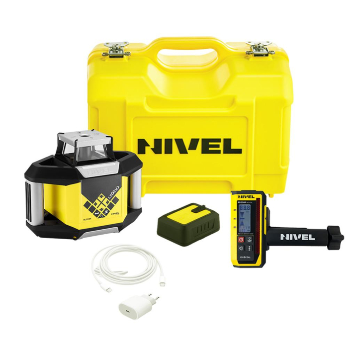 Нівелір лазерний ротаційний Nivel System NL320R DIGITAL