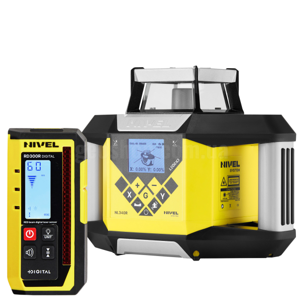 Нівелір лазерний ротаційний Nivel System NL340R DIGITAL