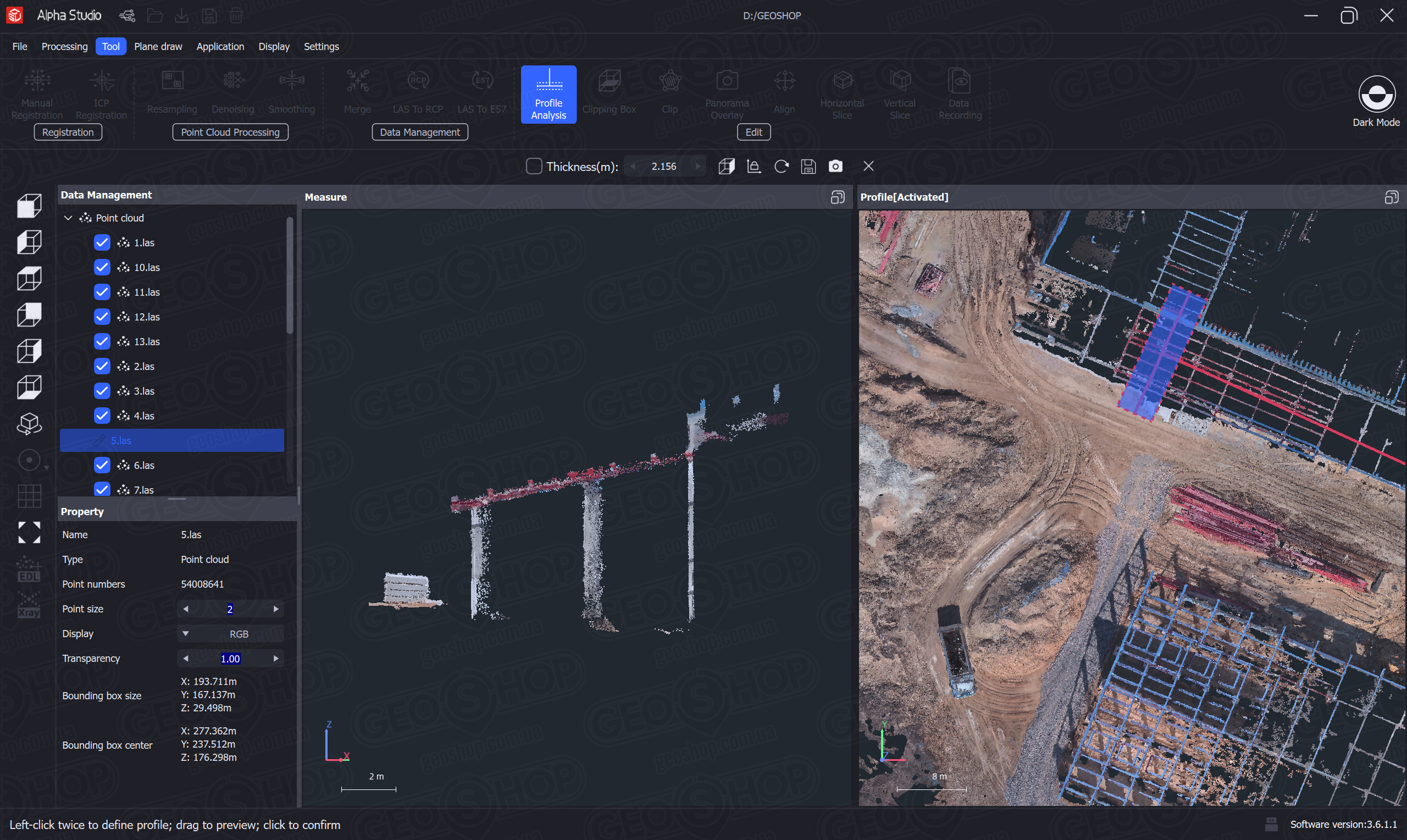AlphaGEO Alpha Studio Profile View