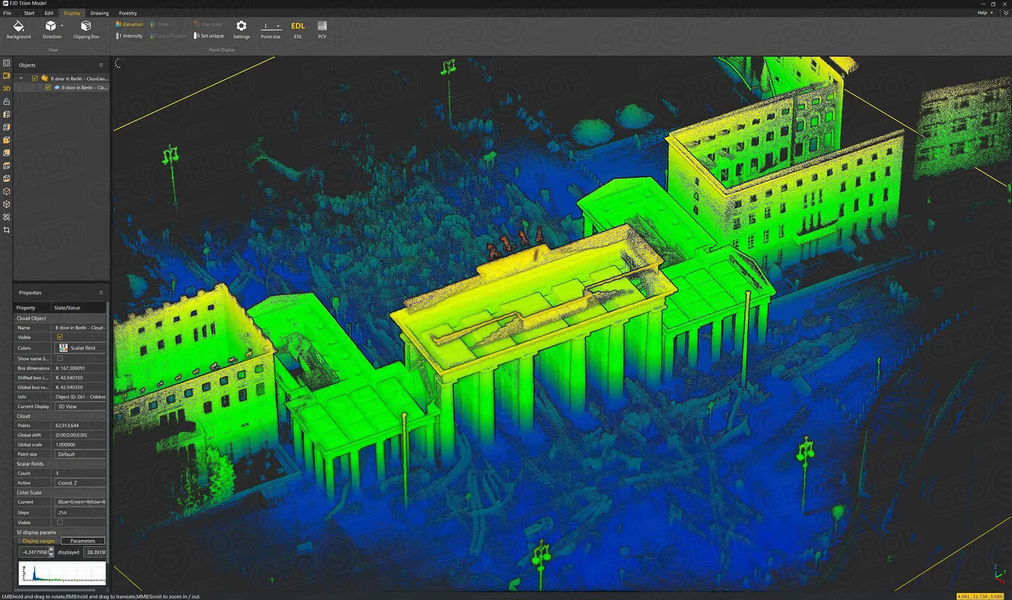 FJD Trion P1 Point Cloud